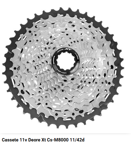CASSETE 11M (11/42D) DEORE XT PN:ICSM8000142 - CS-M8000 02826